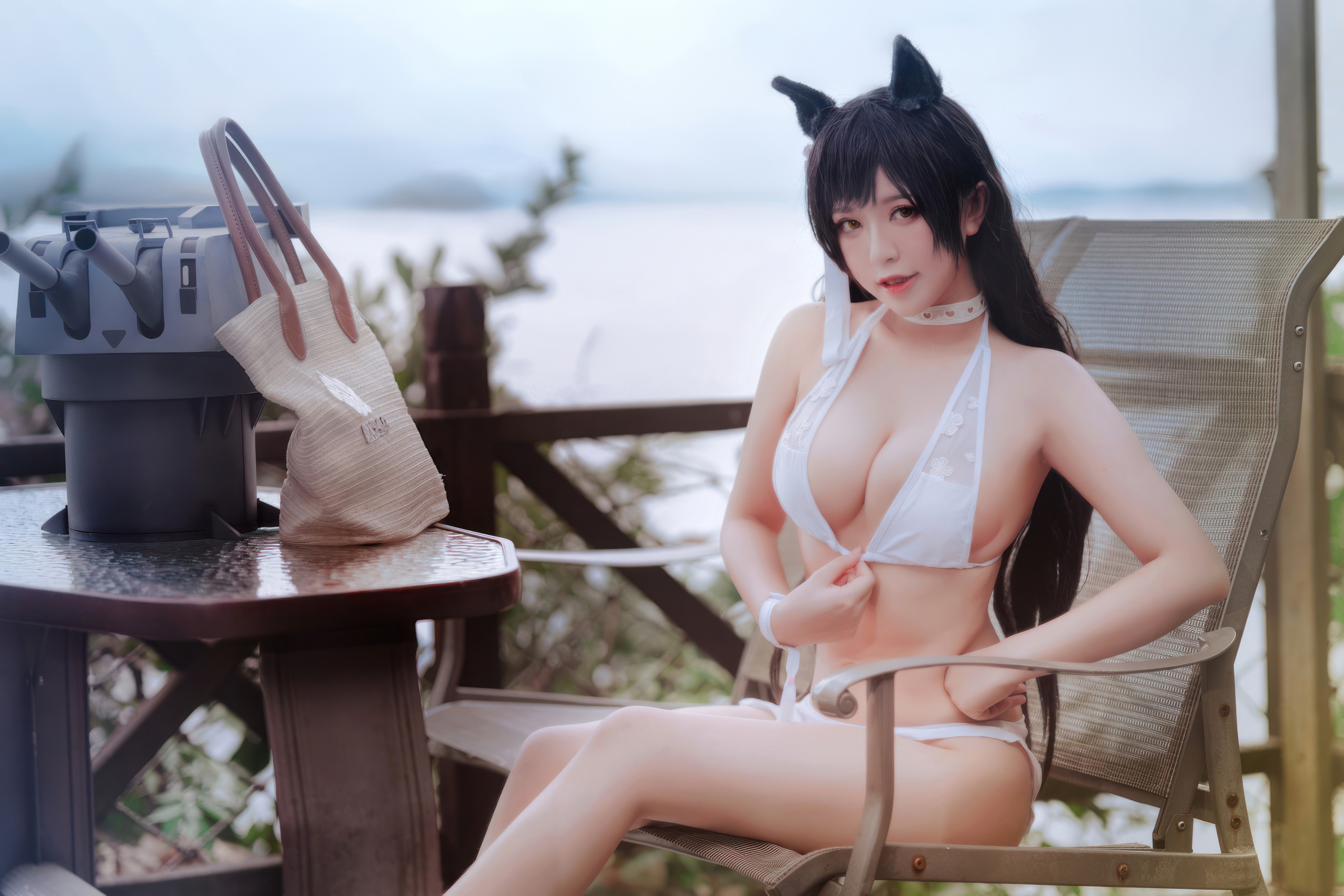 图片[1]-半半子 – NO.093 碧蓝航线 爱宕泳装[27P]-XikXak